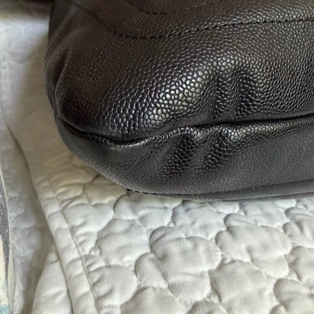 Chanel Pleated Timeless Chain Tote